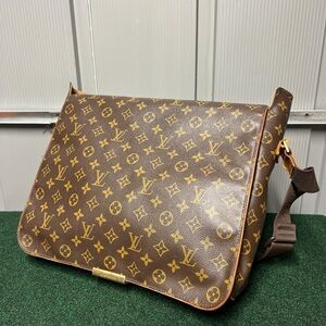 Vintage Louis Vuitton Monogram Abbesses Brown Messenger Bag